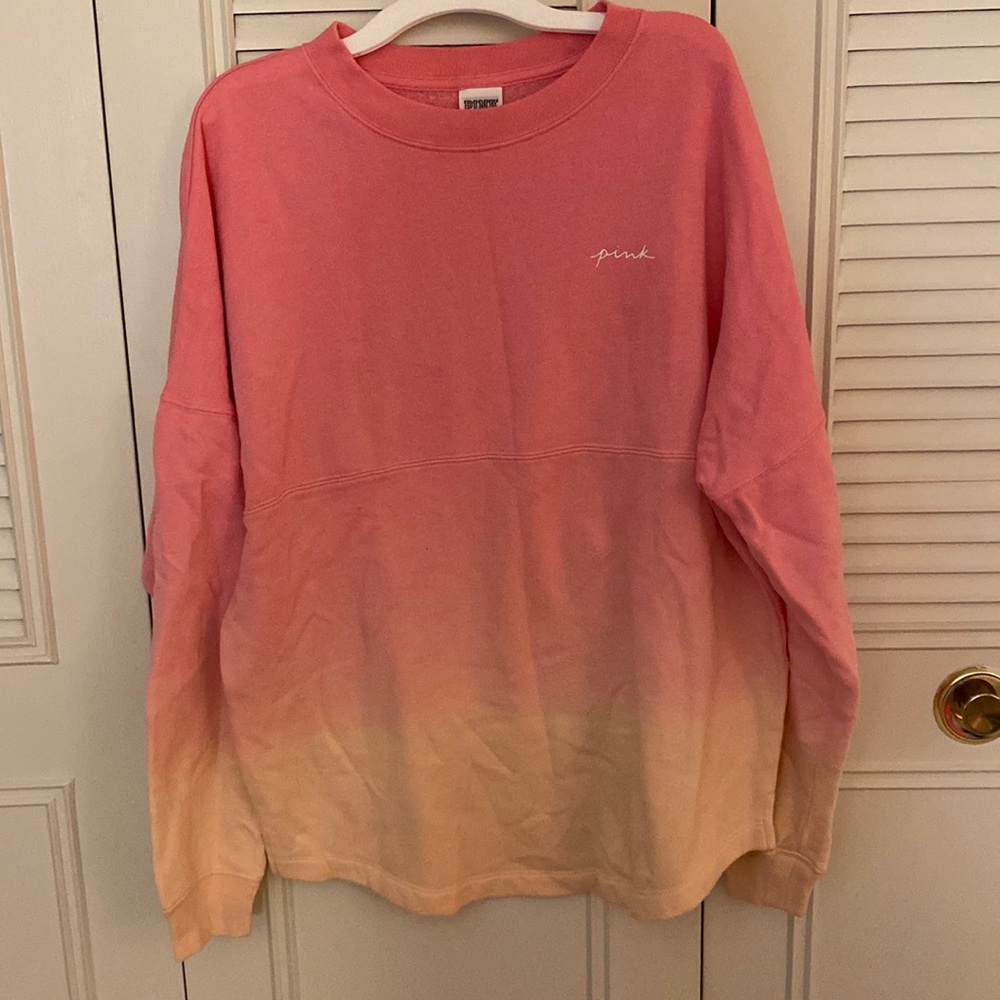 Long sleeve, varsity crew neck from PINK!